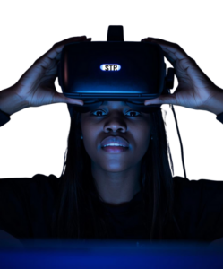 Girl with VR Goggles